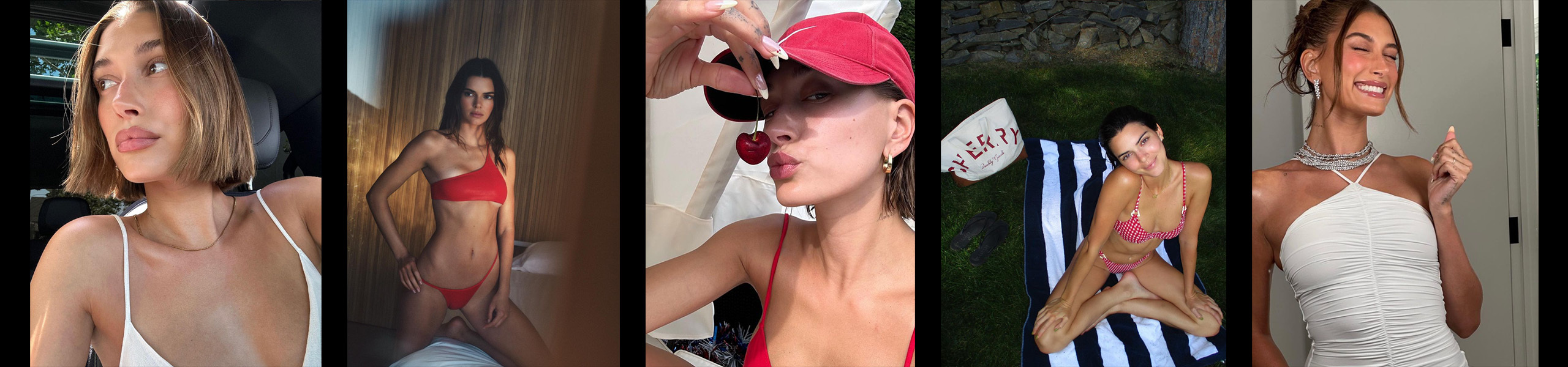 Hailey Bieber and Kendall Jenner